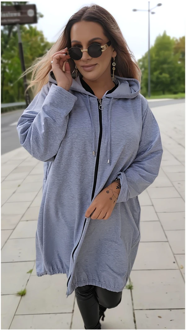 BLUZA OLEN SZARA
