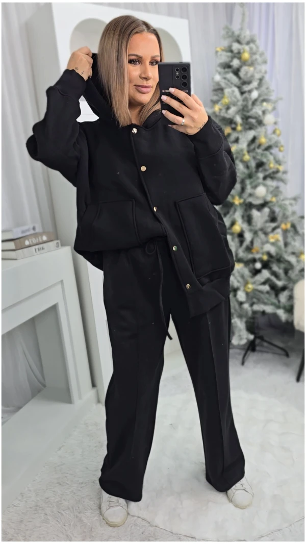 BLUZA BOMBERKA TIASO CZARNA