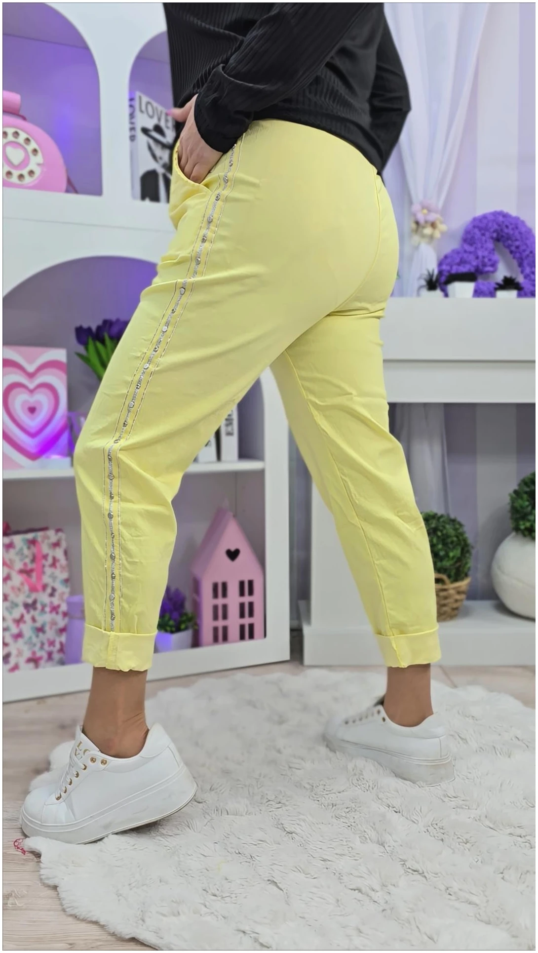 SPODNIE MODERN FLOW BANAN