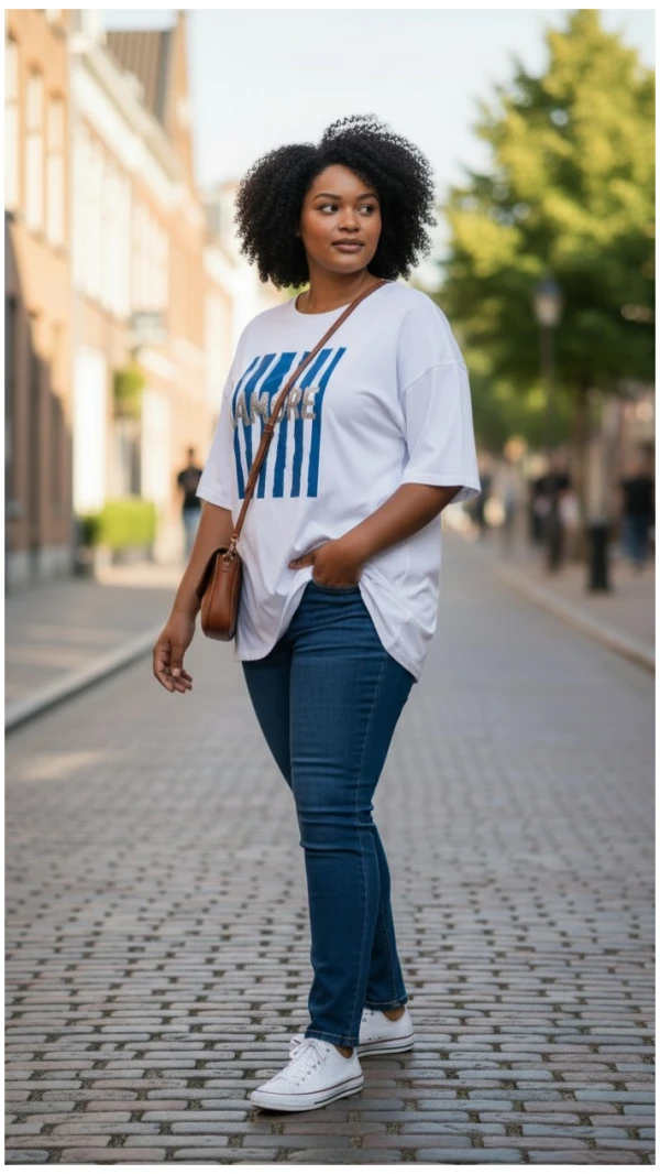 T-SHIRT AMORE GRANAT