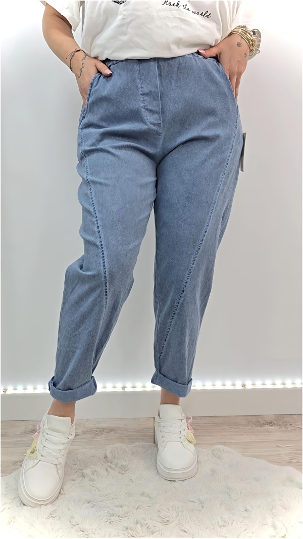 SPODNIE RETIS JEANS CIEMNE