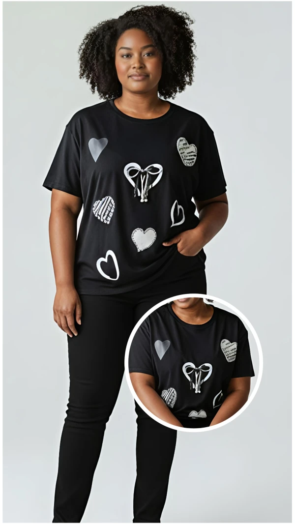 T-SHIRT FLY SERCA CZARNA