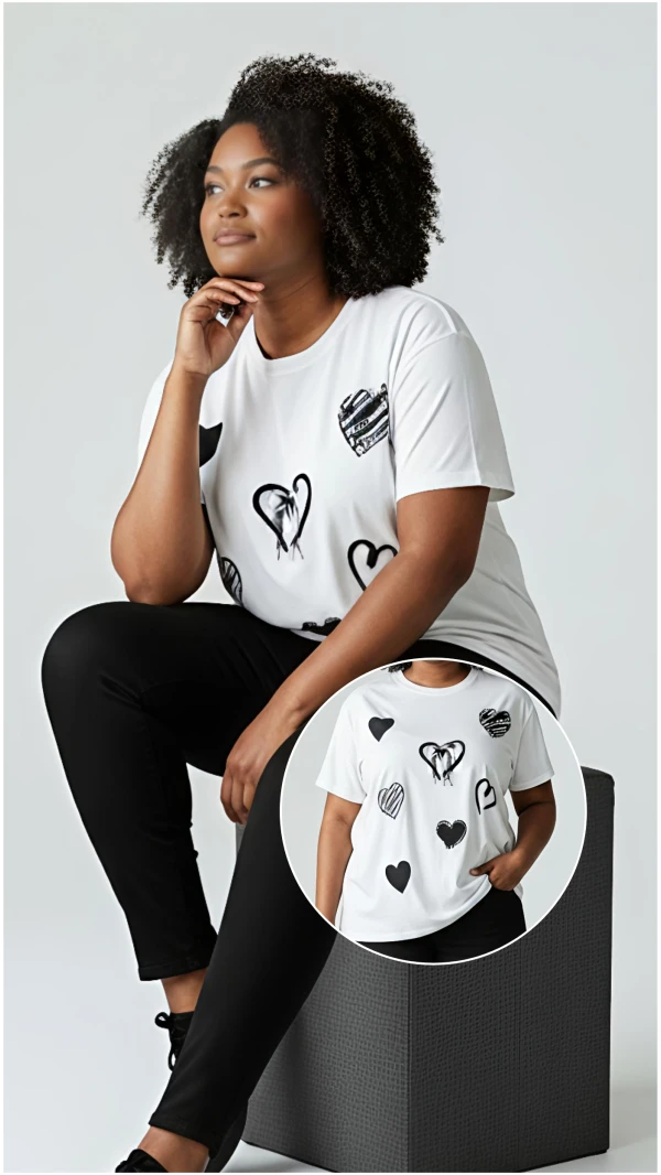 T-SHIRT FLY SERCA BIAŁA