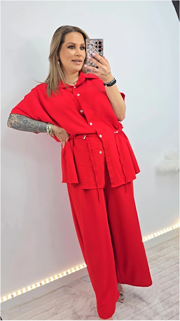 KOMPLET VELIRA CZERWONY