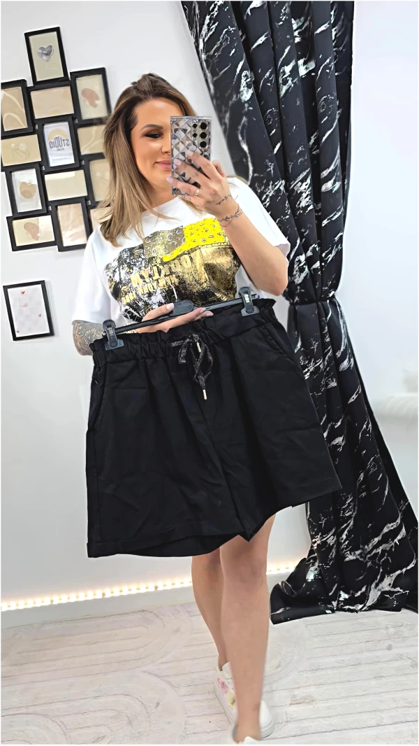 SPODENKI GUMA CZARNE