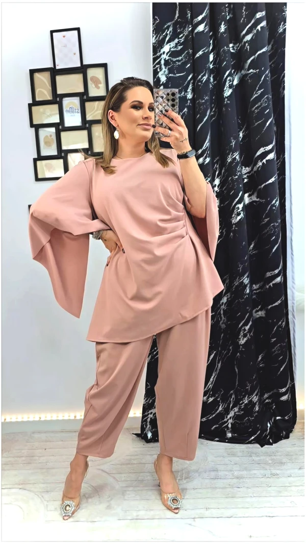 KOMPLET LUMI BRUDNY RÓŻ