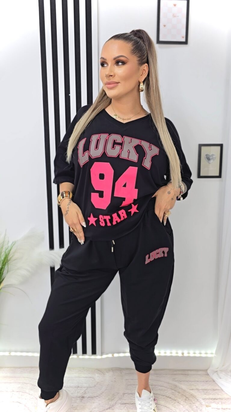 Komplet Czarny lucky
