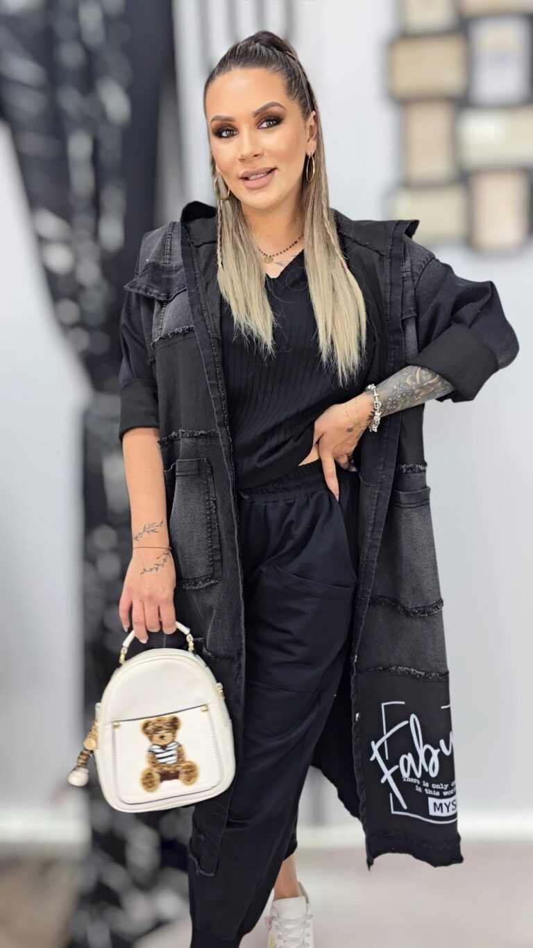 PŁASZCZ JEANS