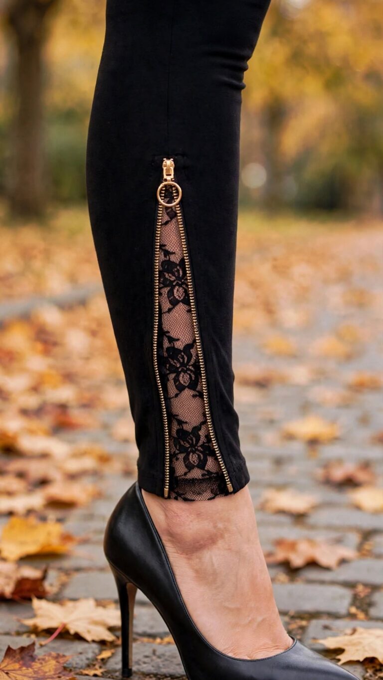 Legginsy Koronka suwak